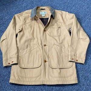 L.L. Bean Canvas Lined Field Jacket 0JV69 Men's Size Large